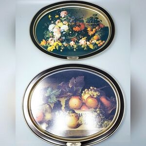 Set Of 2 Limited Edition Sunshine Biscuit Trays